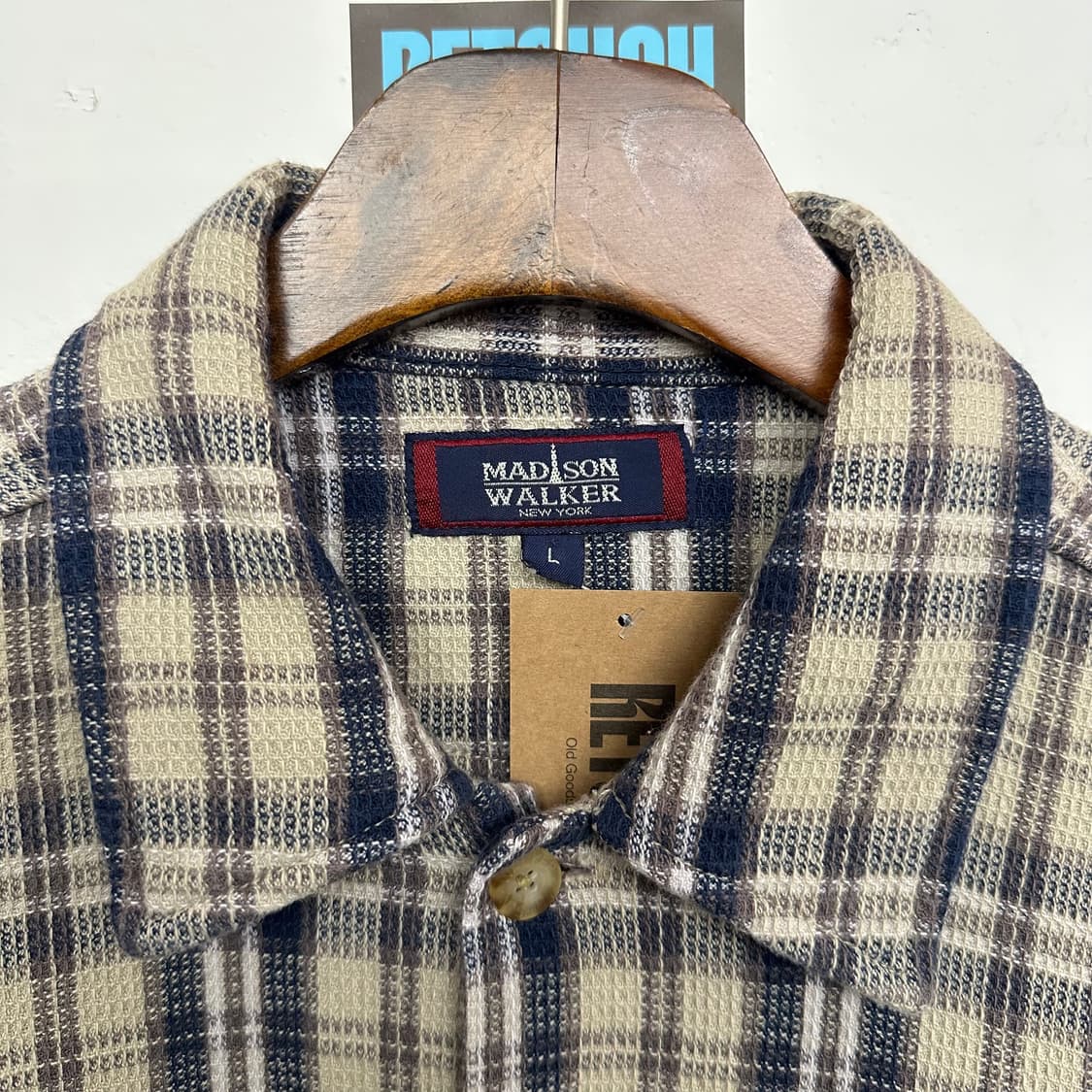 아메카지 체크 셔츠 상품이미지3