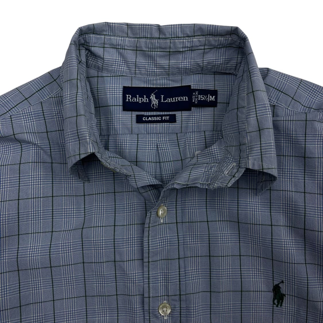폴로 랄프로렌 딥그린포니 베이비소라 체크 셔츠 M 상품이미지5