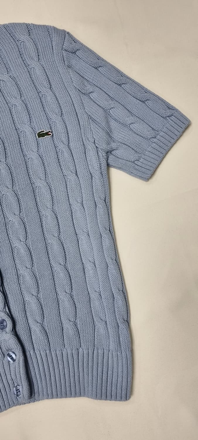 라코스테 케이블 반팔 가디건 34, S _ 여성 상품이미지4