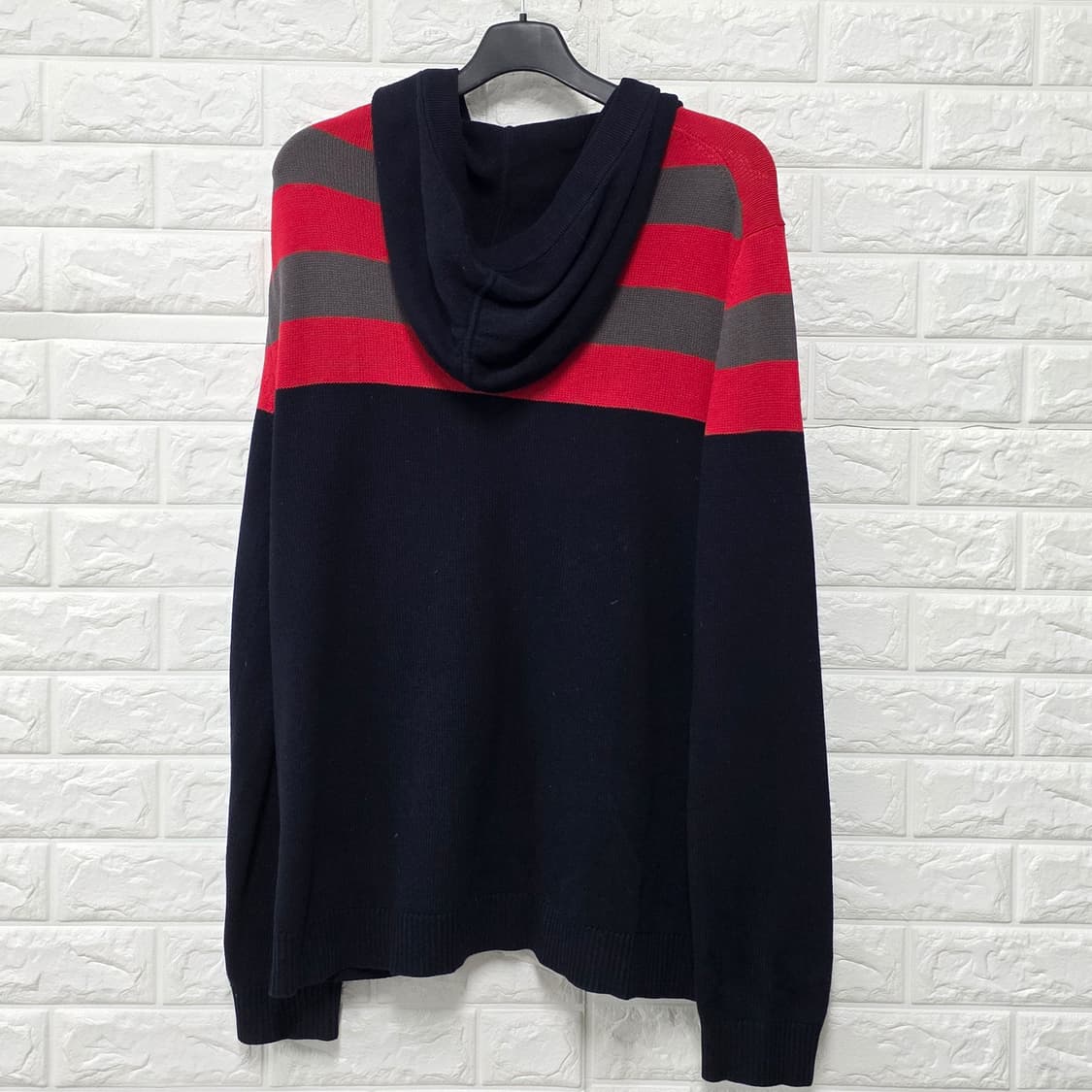 아르마니 알마니 스트라이프 후드 집업 L 상품이미지4