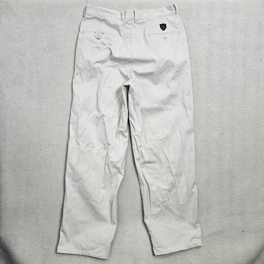 90s 폴로 랄프 로렌 투턱 치노 팬츠 32 30 Made in USA 상품이미지7