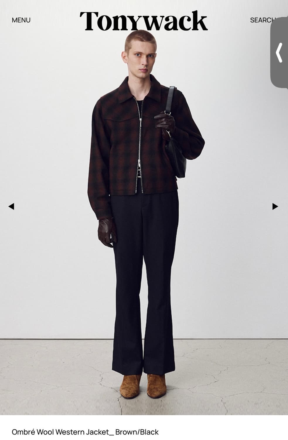 토니웩 옴브레 울 웨스턴 자켓 Xl 상품이미지2