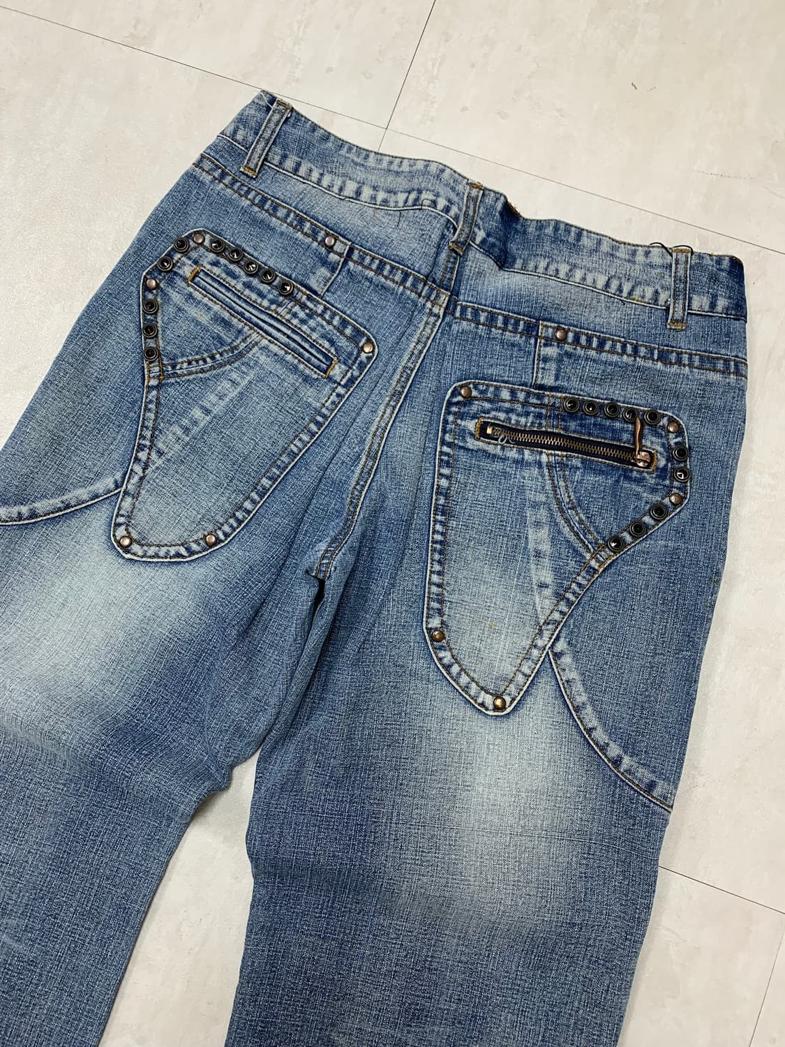 Andrew velasco 큐빅 데님 팬츠 #113 상품이미지7