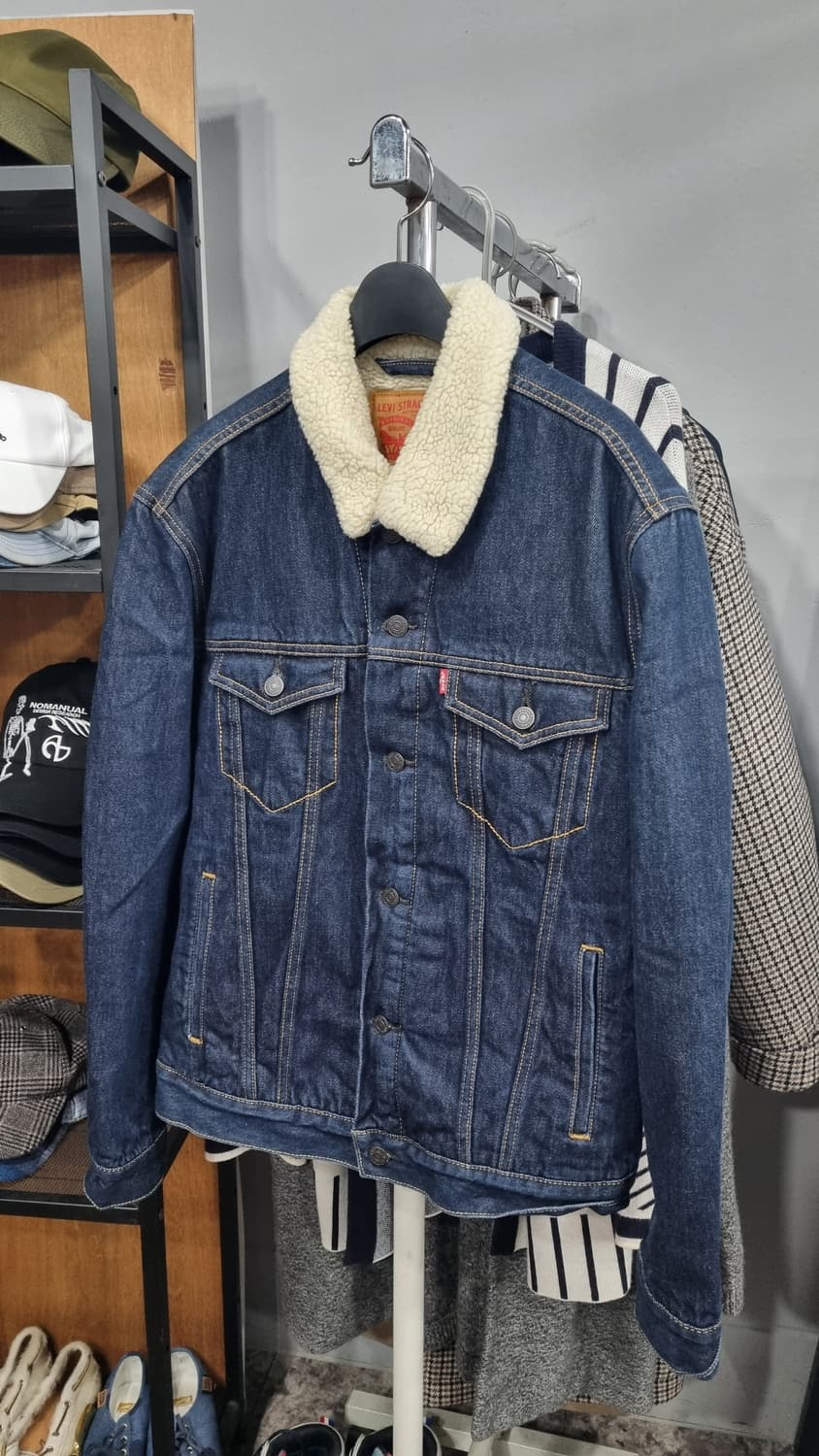리바이스(Levi's) 양털 쉐르파 데님청자켓 남성용 100사이즈 상품이미지1
