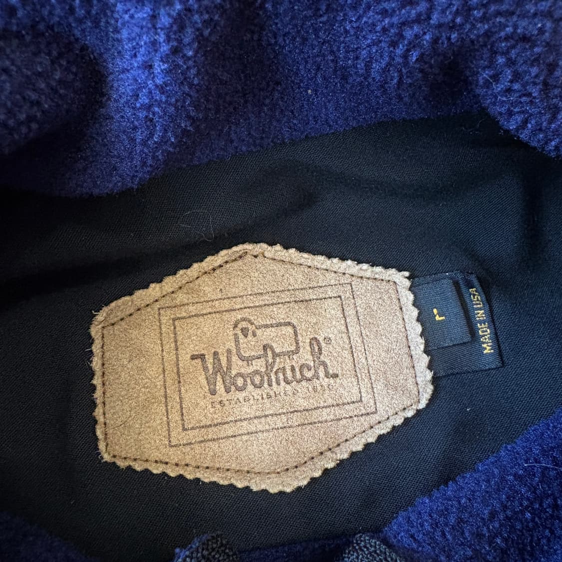 90년대 울리치 미국 생산 네이비 플리스 자켓 상품이미지5
