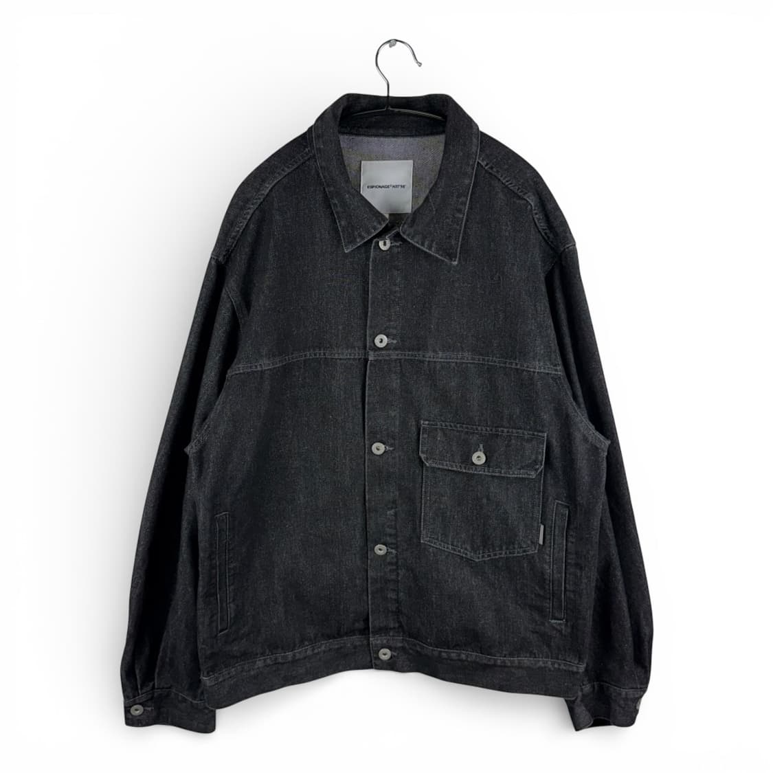 XL) 에스피오나지 릴렉스 흑청 데님 자켓 상품이미지1