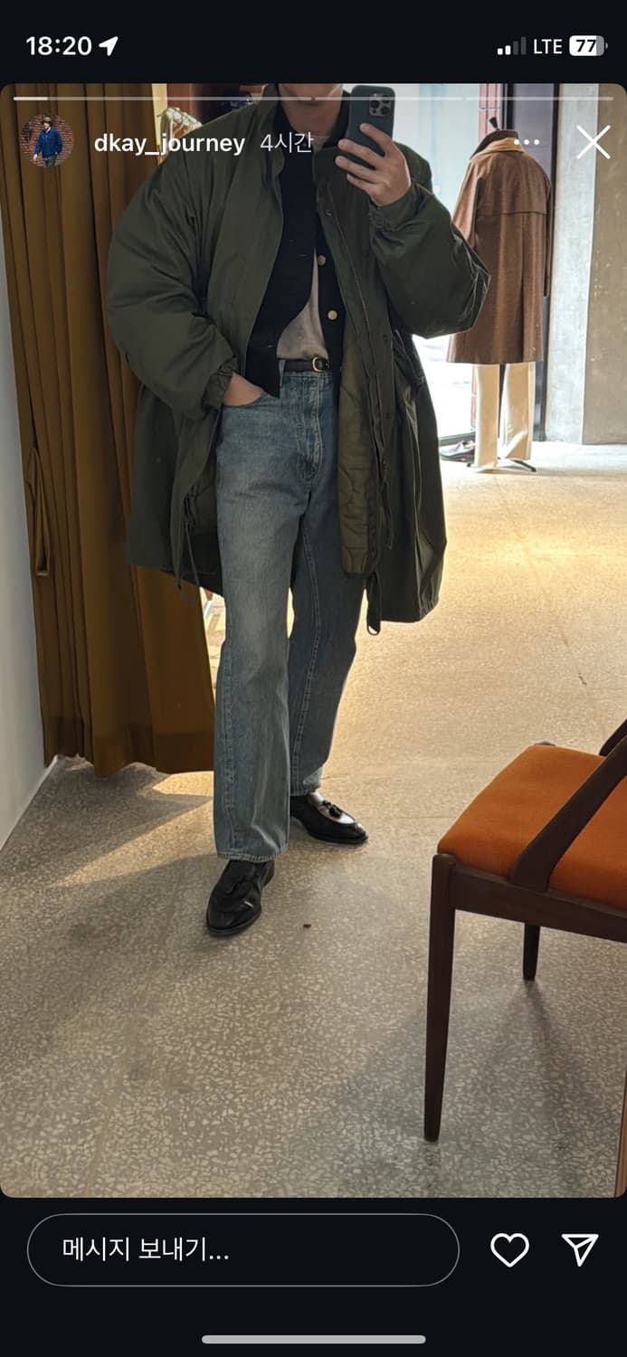 m65 피쉬테일 og 오리지널 스몰 풀세트 민트급 개파카 상품이미지8