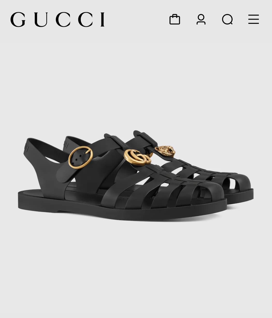 GUCCI 구찌 더블G 남성 샌들 265 상품이미지2