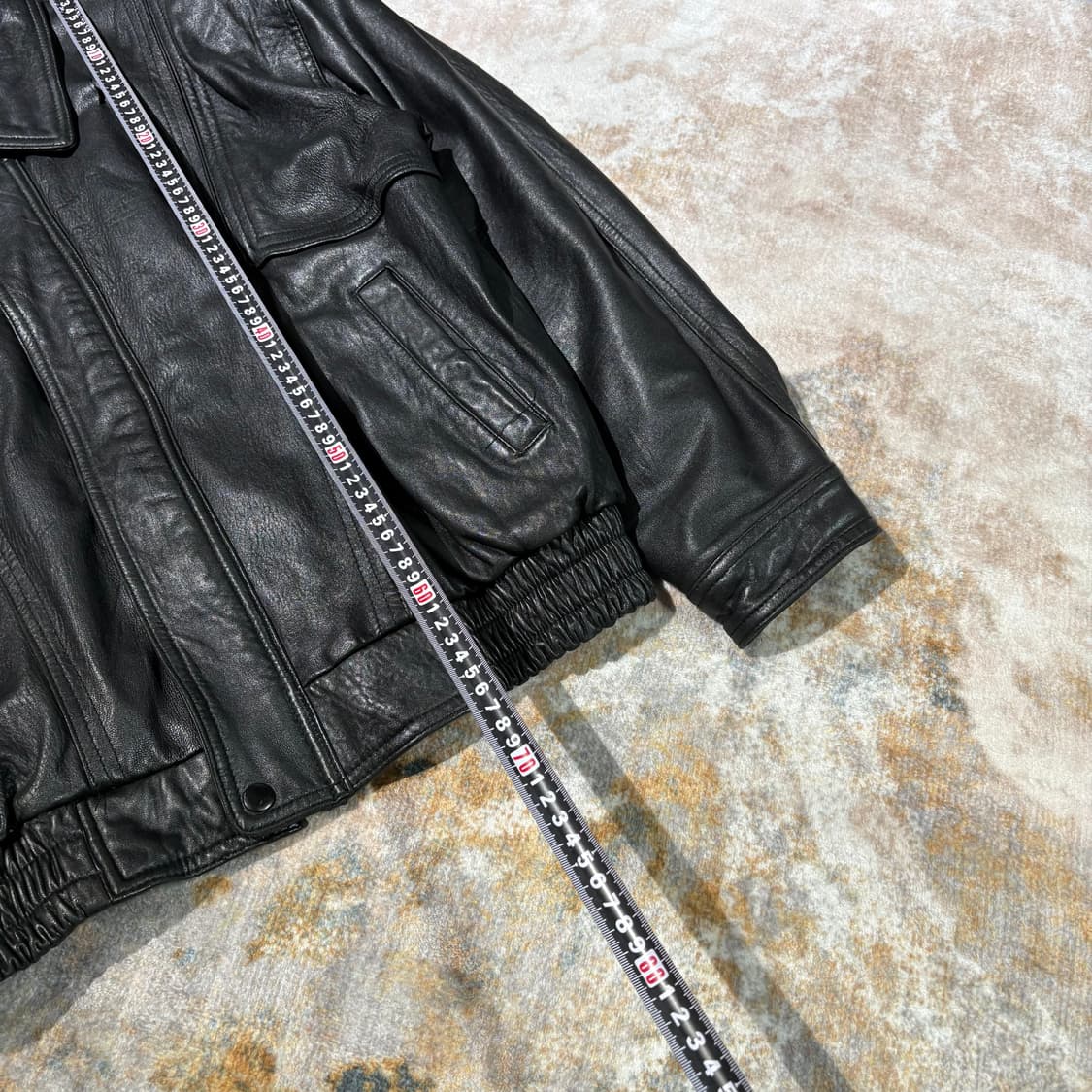 빈티지 양가죽 레더 자켓 상품이미지7