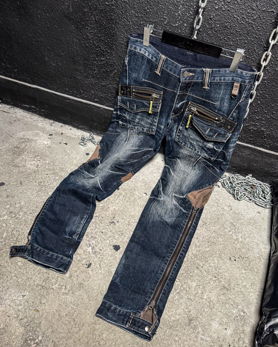 PPFM – Zipper Detail Denim Pants 상품이미지1