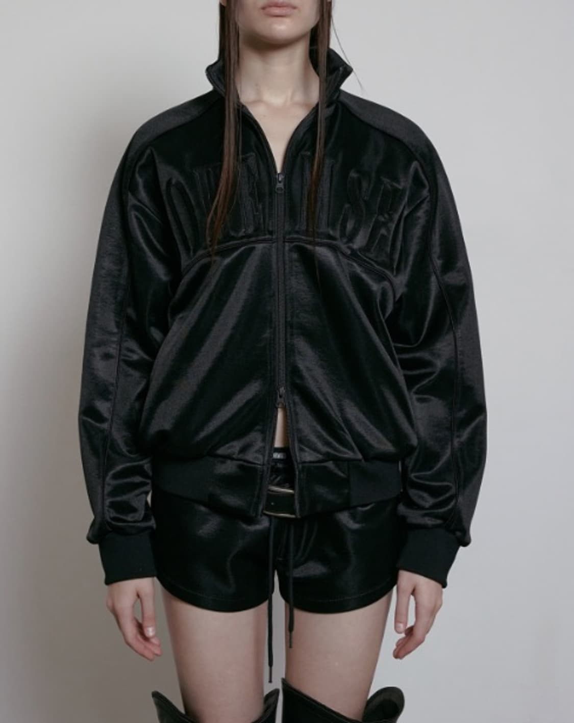 보헤미안서울 글로시 져지 로고 자켓 상품이미지3