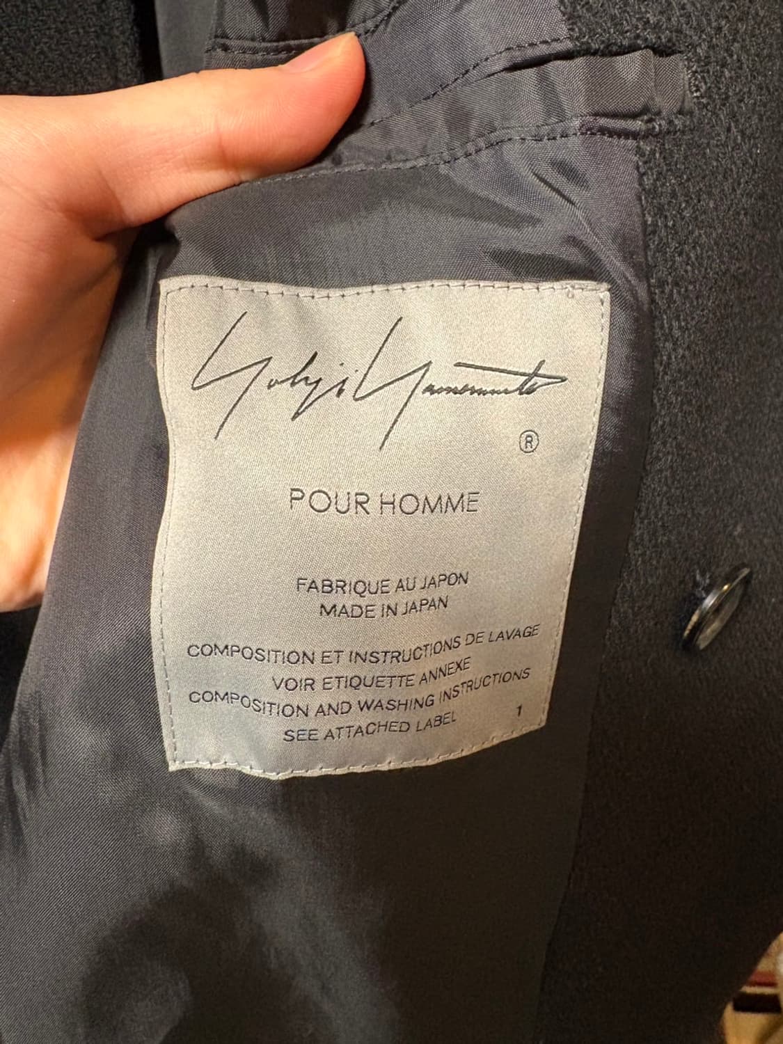 (판매)yohji yamamoto pour homme 22aw 상품이미지4