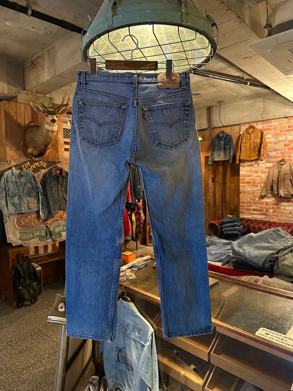 80s 90s USA 빈티지 리바이스 501xx 데님 팬츠 상품이미지4