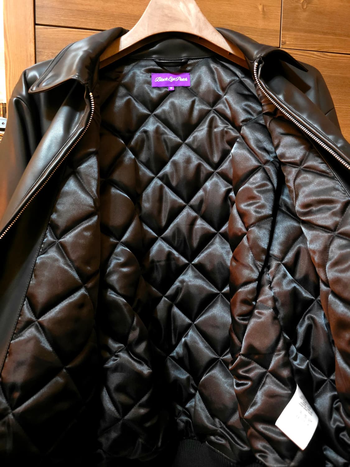 블랙아이패치 가죽자켓 상품이미지3