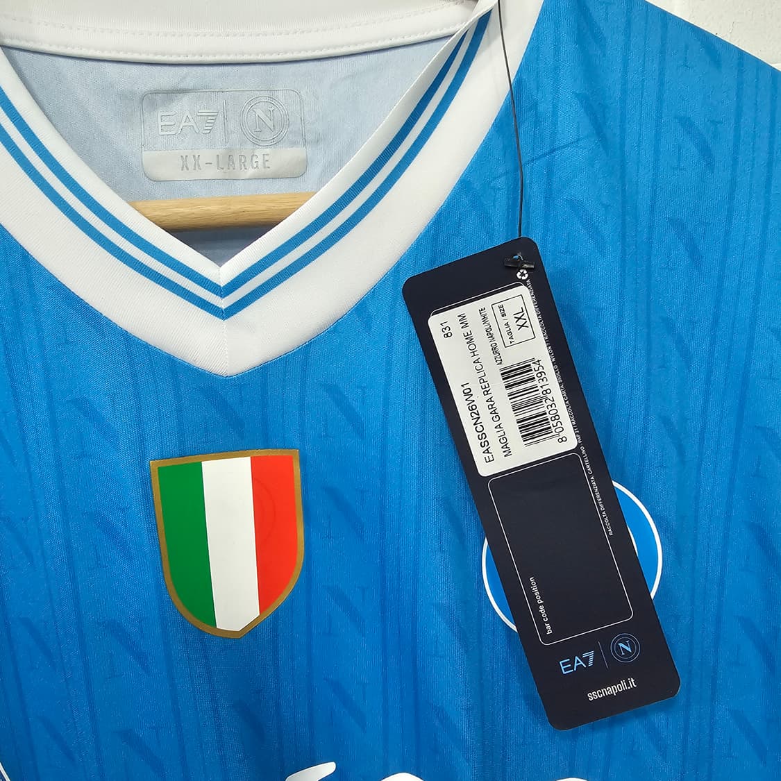 25-26 SSC 나폴리 더 브라이너 유니폼 새상품 상품이미지3