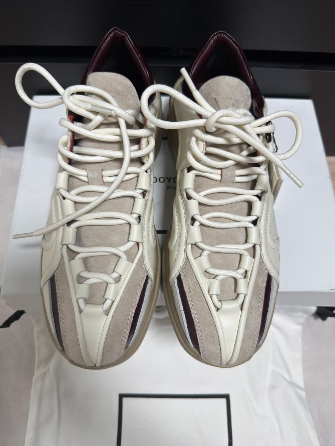 (새상품)우영미 브라운 레더 로우탑 스니커즈 (42-270 상품이미지2