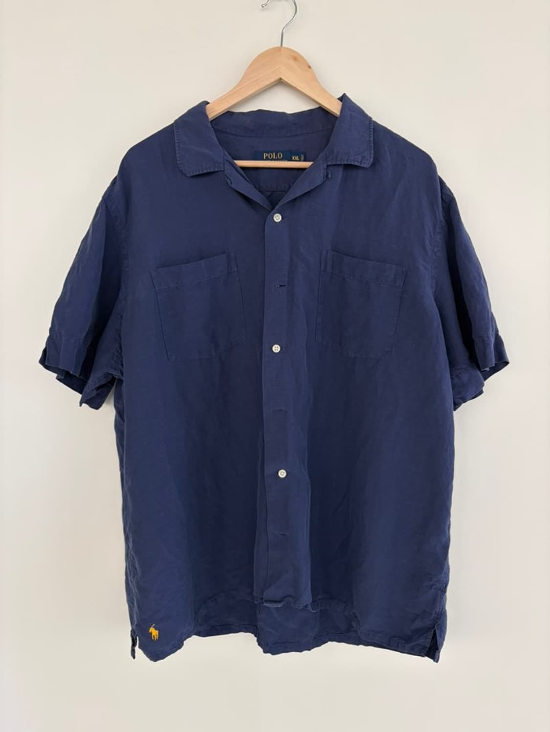 폴로 랄프로렌 반팔 린넨 실크 셔츠 상품이미지1