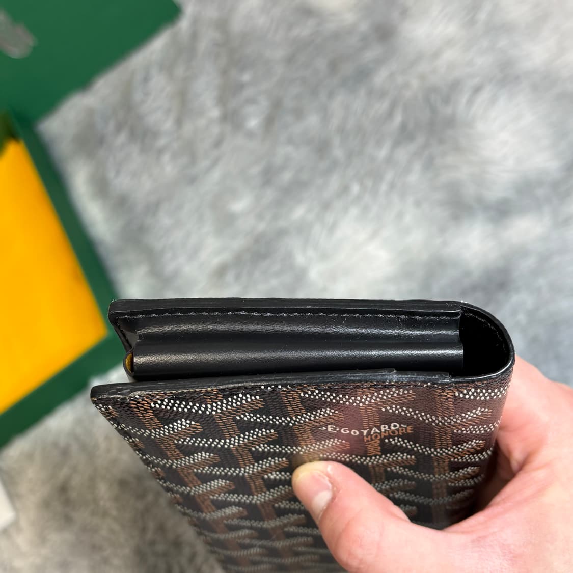 풀박스 고야드 램버트 장지갑 블랙 상품이미지4