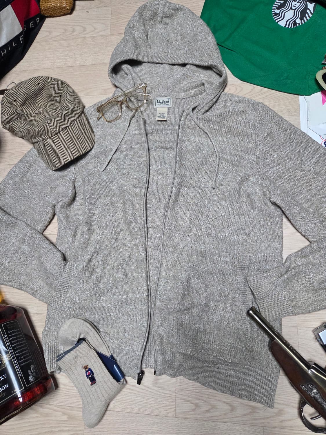 L.L BEAN 니트 스웨터 후드  상품이미지1