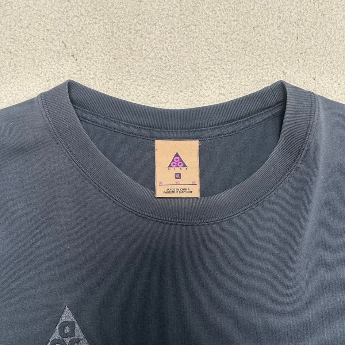 나이키 ACG 로고 반팔티 블랙 XL 상품이미지5