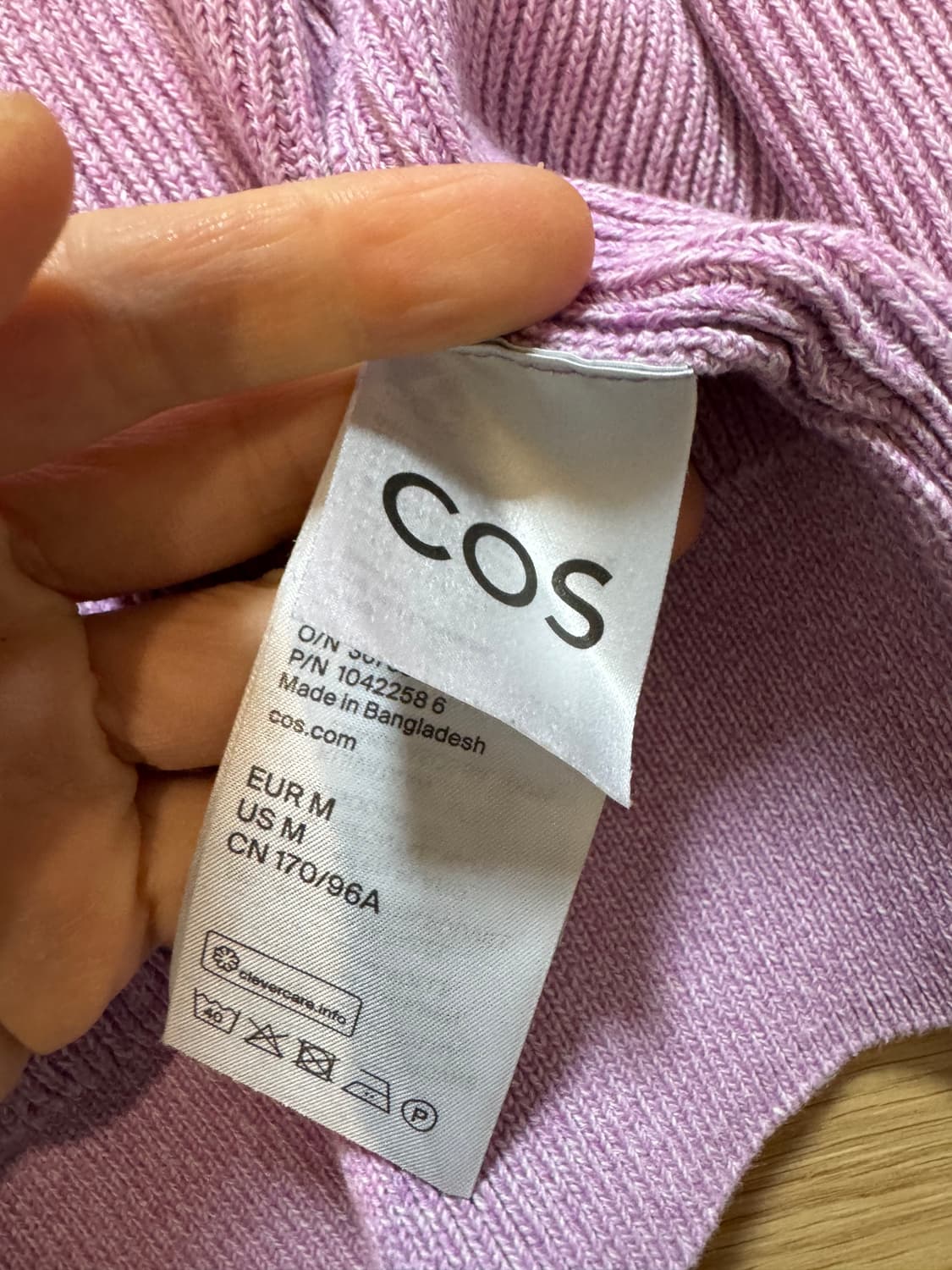 코스 리브드 니트 가디건 상품이미지5