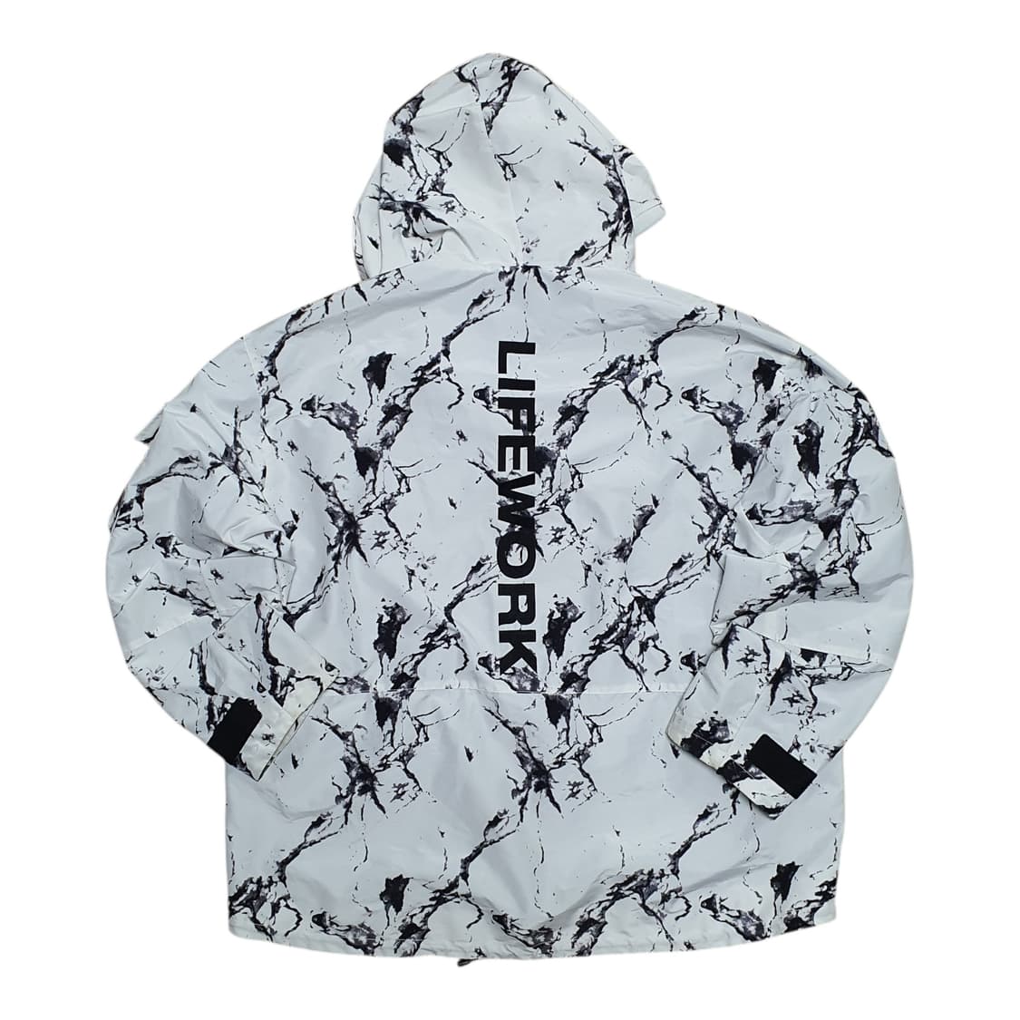 ✨ (바배) 라이프워크 빅로고 사선지퍼 바람막이 자켓  상품이미지1