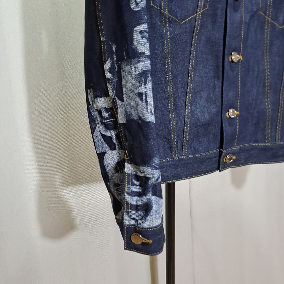 (새제품 택포) 아임낫휴먼비잉 인디고 트러커 자켓 L B579 상품이미지3