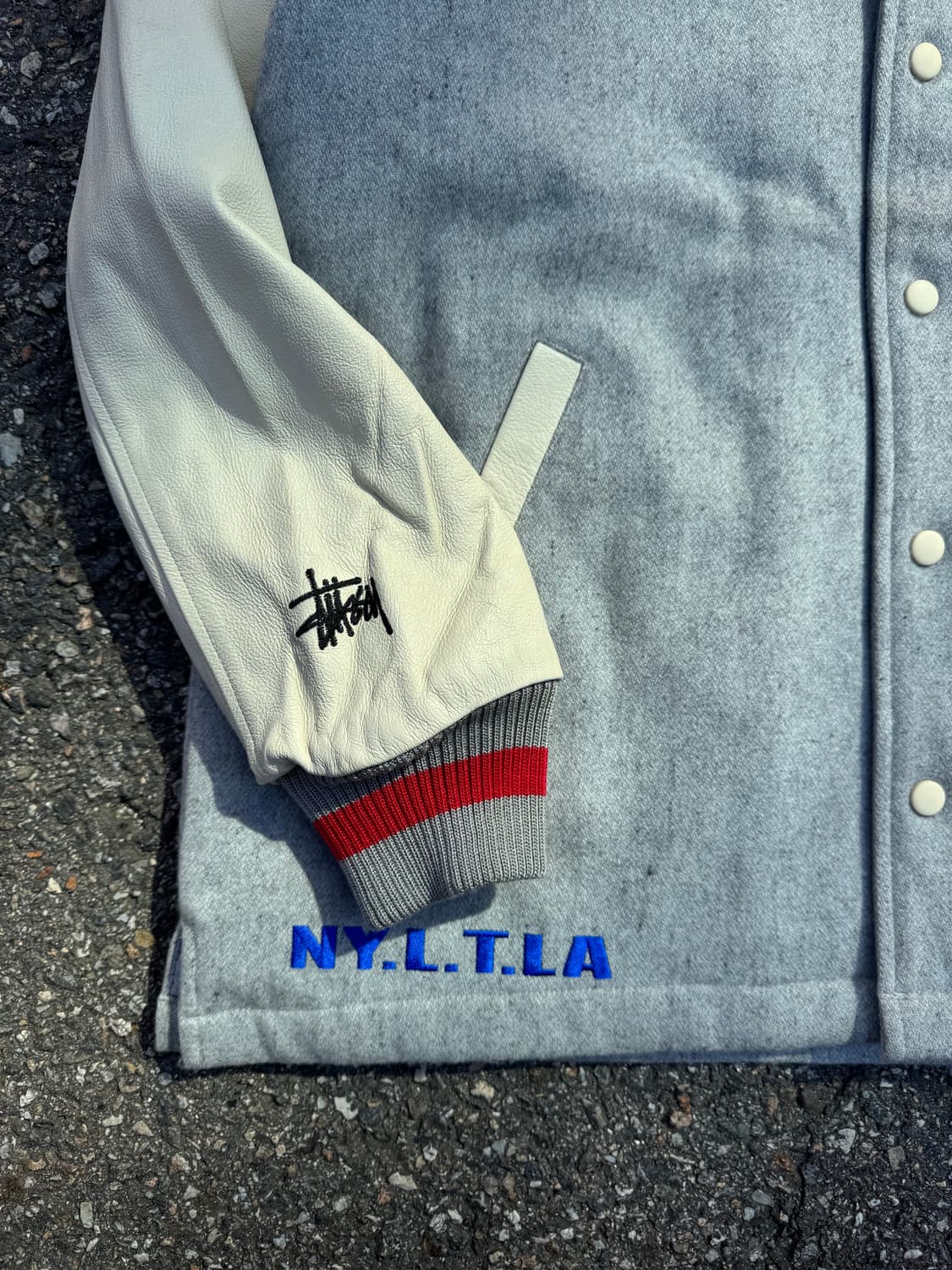 (Deadstock) 00s 스투시 바시티 자켓 상품이미지5