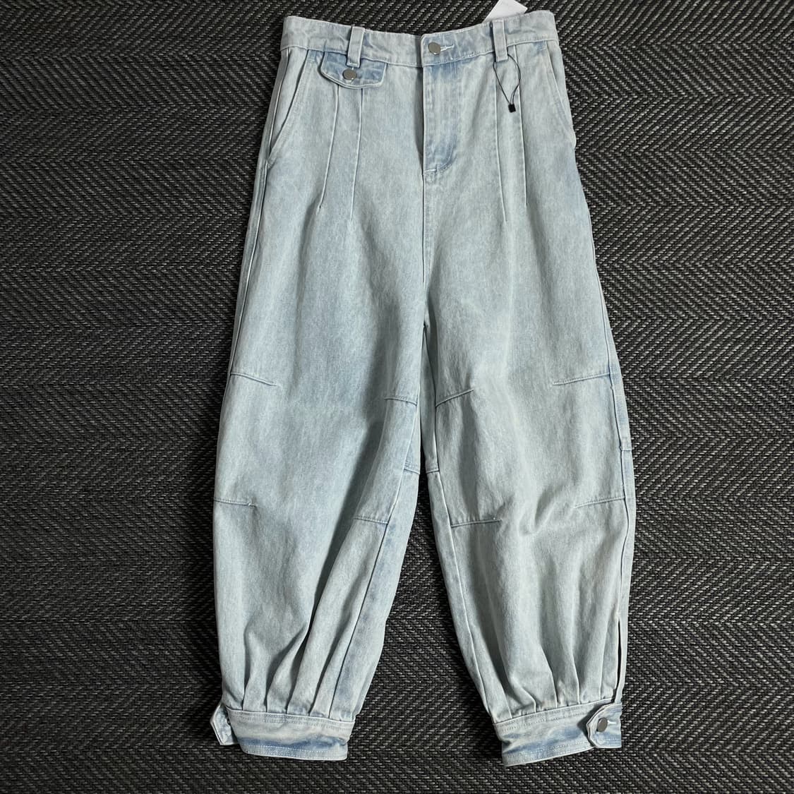 빈티지 디테일 퍼티그 데님 팬츠o 3262 상품이미지1