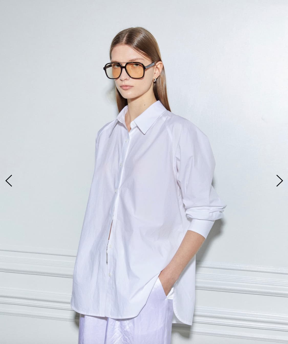 마이스 화이트 래글런 셔츠 상품이미지1