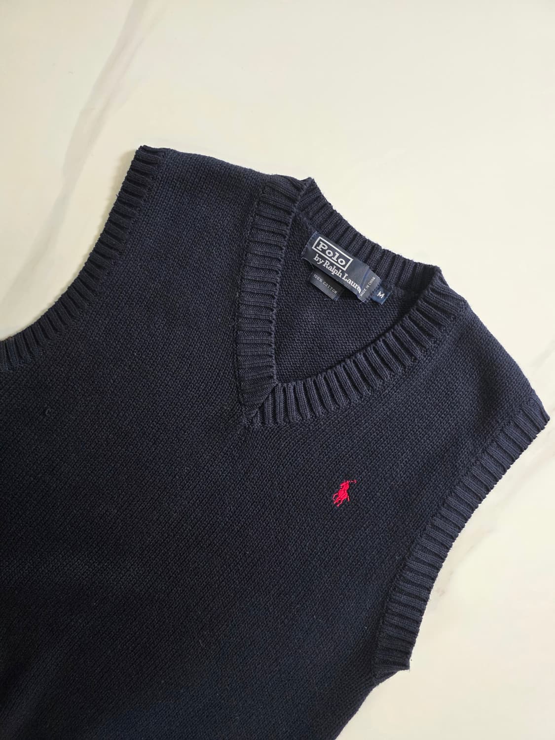 [Polo Ralph Lauren /네이비 니트 베스트] 상품이미지3