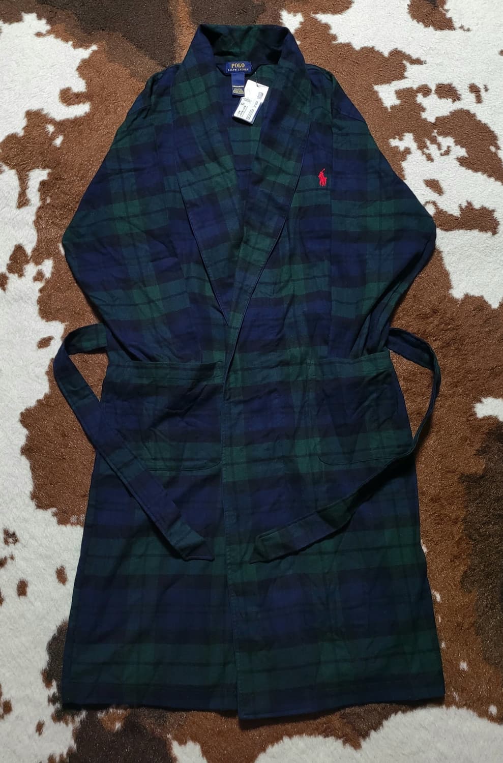 (새제품)폴로 랄프로렌 남성용 타탄체크 로브 M 상품이미지9