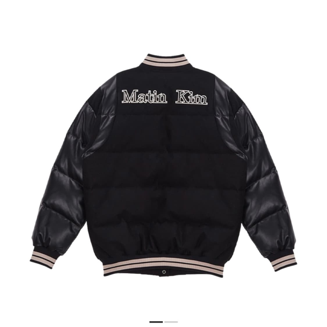 마뗑킴 바시티 다운 자켓 패딩 상품이미지2