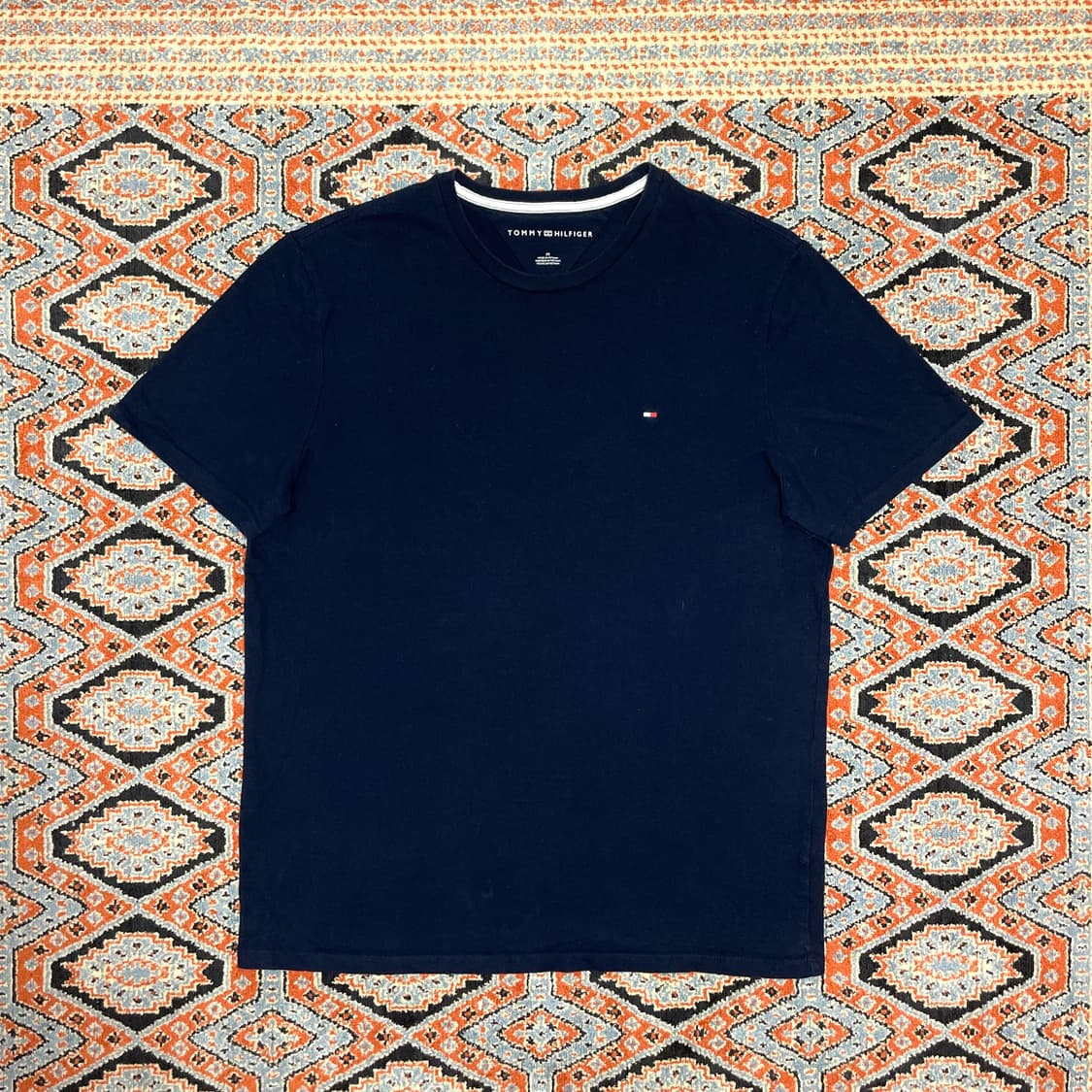 타미힐피거 네이비 반팔티셔츠 남성M 상품이미지1