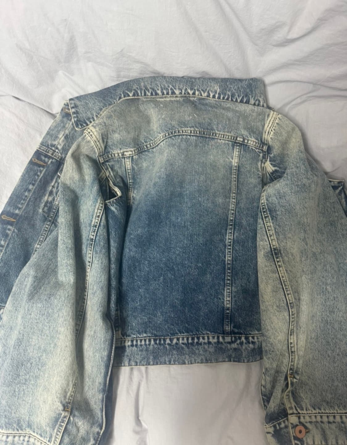 메종 마르지엘라 크롭 데님 자켓 상품이미지4