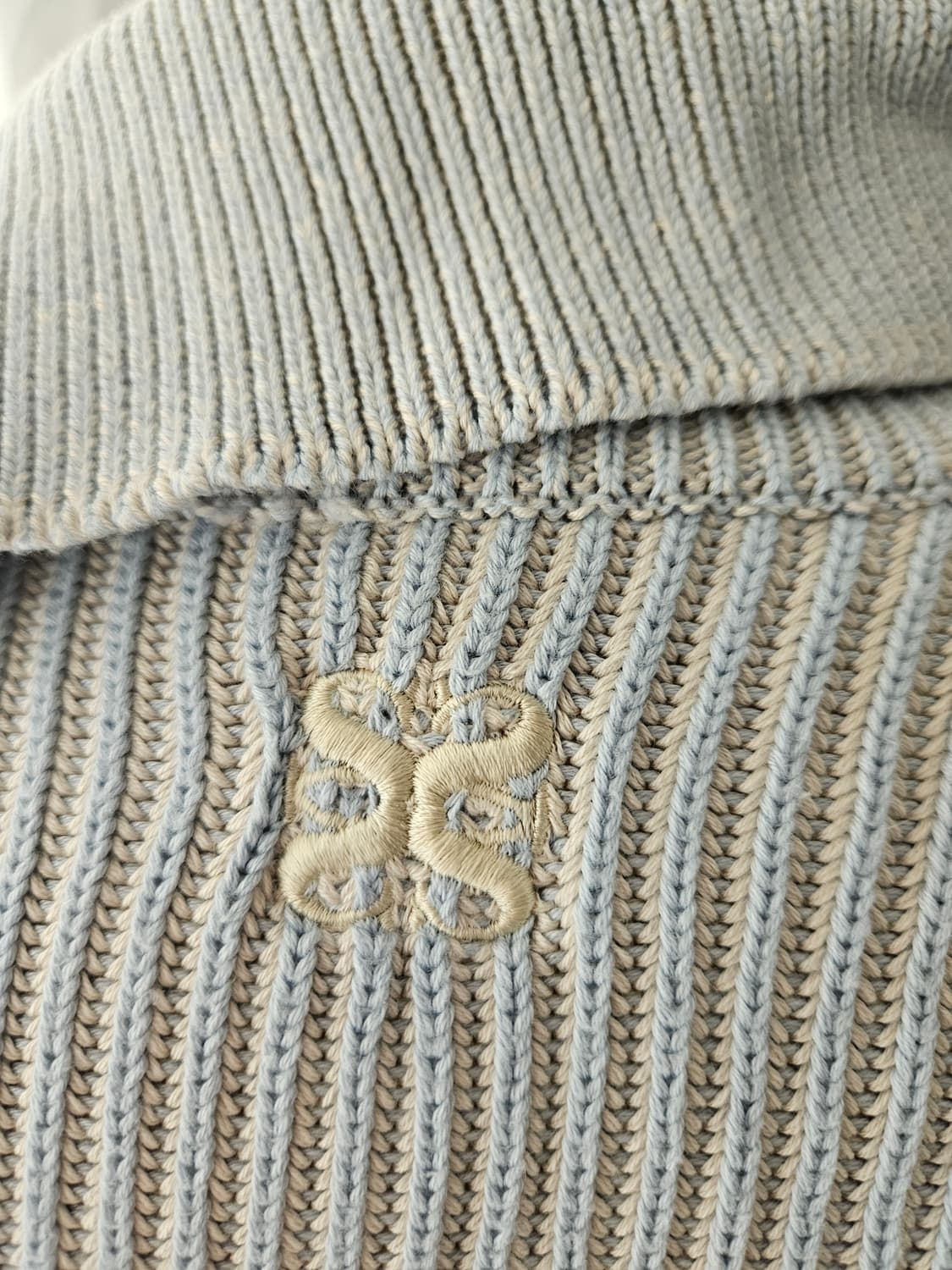 세터 스카이블루 니트 상품이미지4