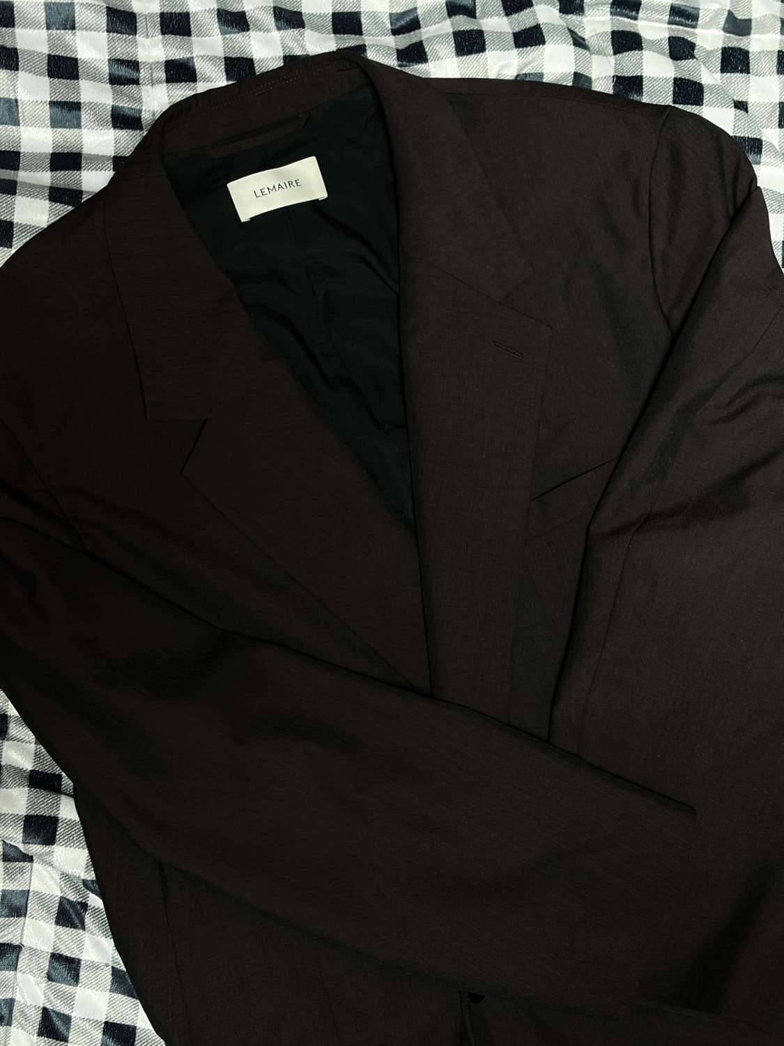 [XL] 르메르 25SS 더블 브레스티드 자켓 다크브라운 상품이미지2