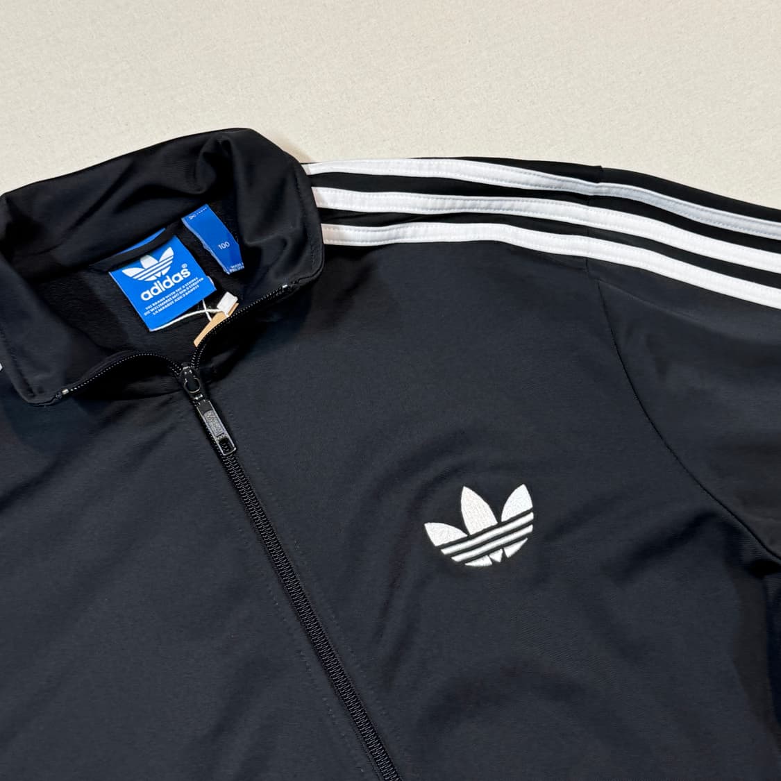 100) 아디다스 파이어버드 삼선 져지 트랙탑 집업 블랙 A1 상품이미지4