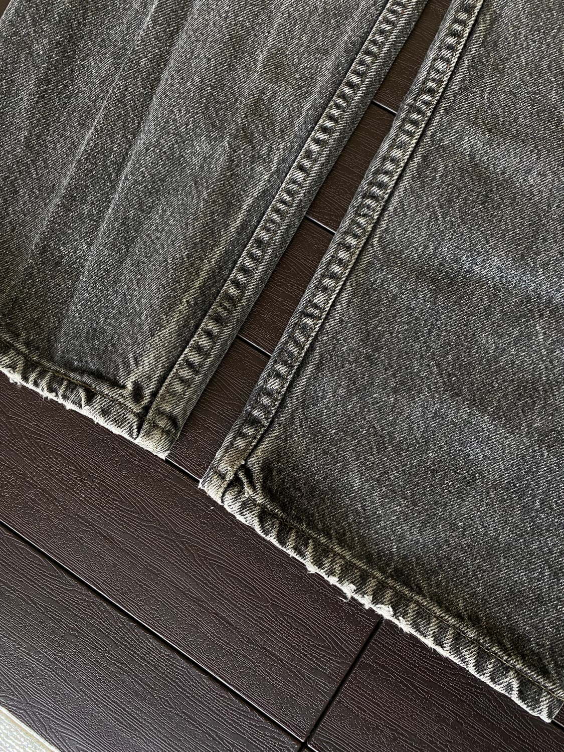 (36x30) 90s 리바이스 505 오렌지탭 흑청 블랙 USA 상품이미지6