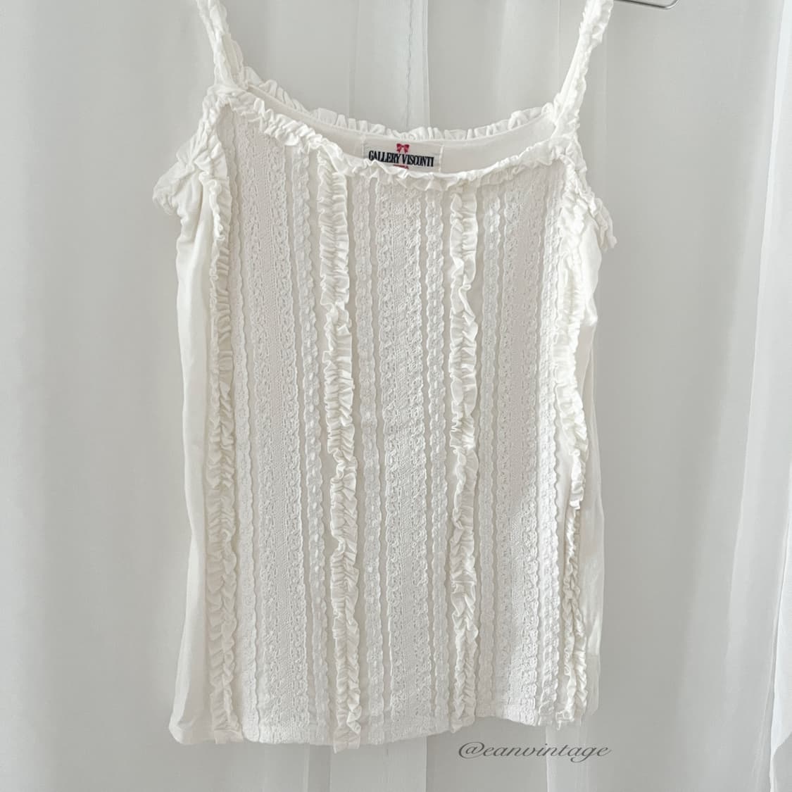 gallery visconti white lace sleeveless 상품이미지2