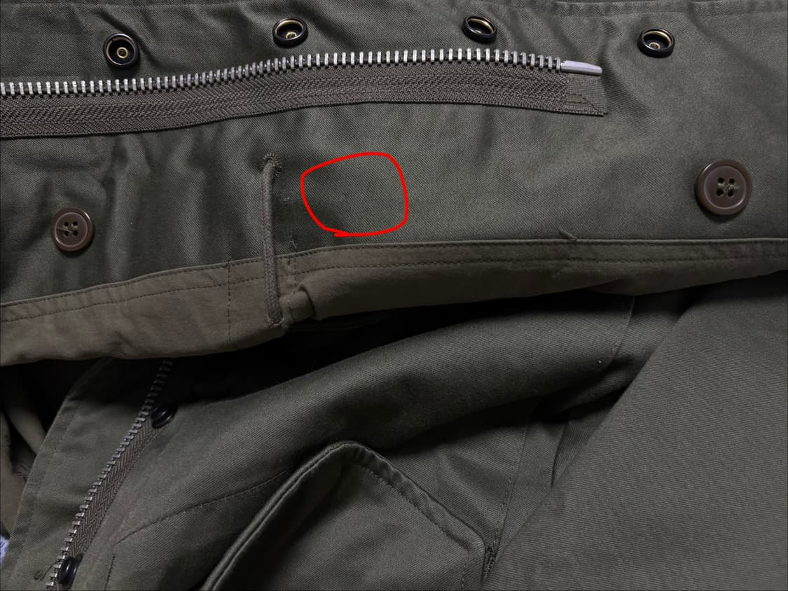 실측 m~l 브론슨 m51 필드자켓 xs사이즈 상품이미지4