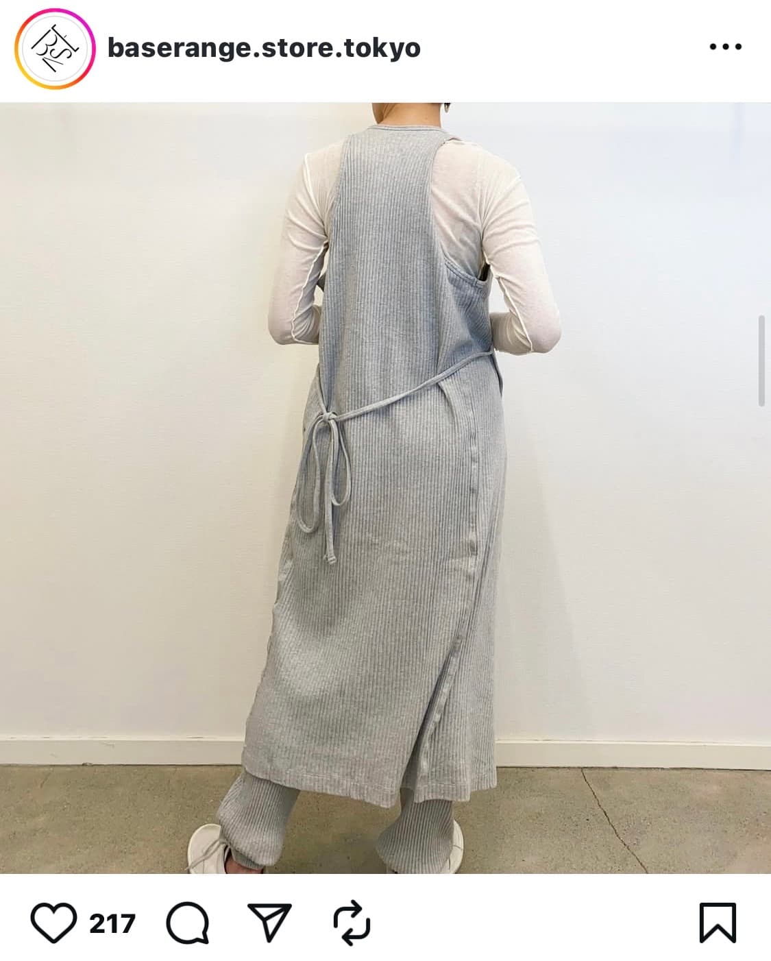 베이스레인지 Cleat Dress Fleece Rib Dress 상품이미지3