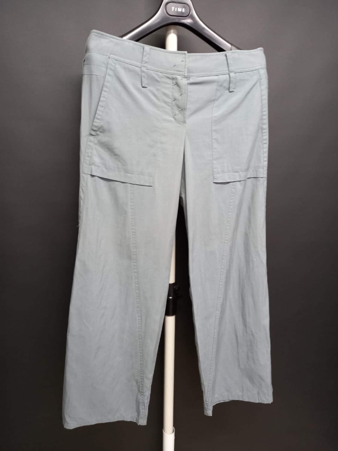타임 춘하추 밑단 셔링 일자팬츠 28.29 상품이미지3
