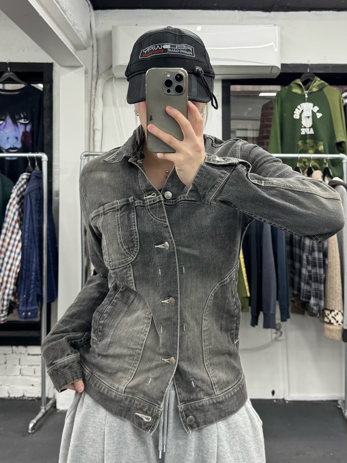 VTG 워시드 데님 자켓 상품이미지2