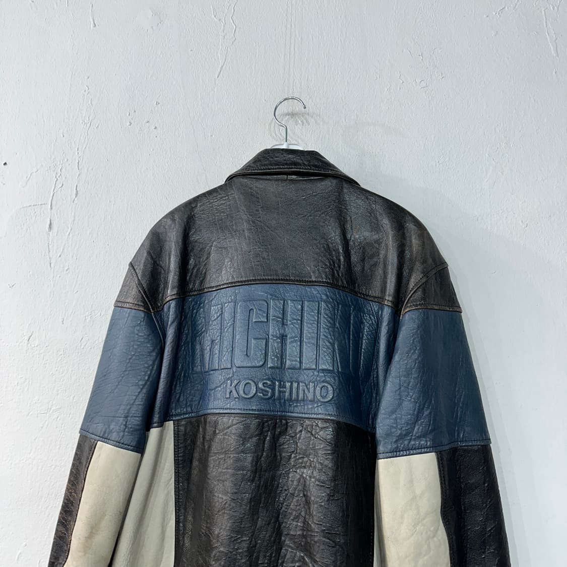 미치코코시노 양가죽 레더 자켓 L 상품이미지2