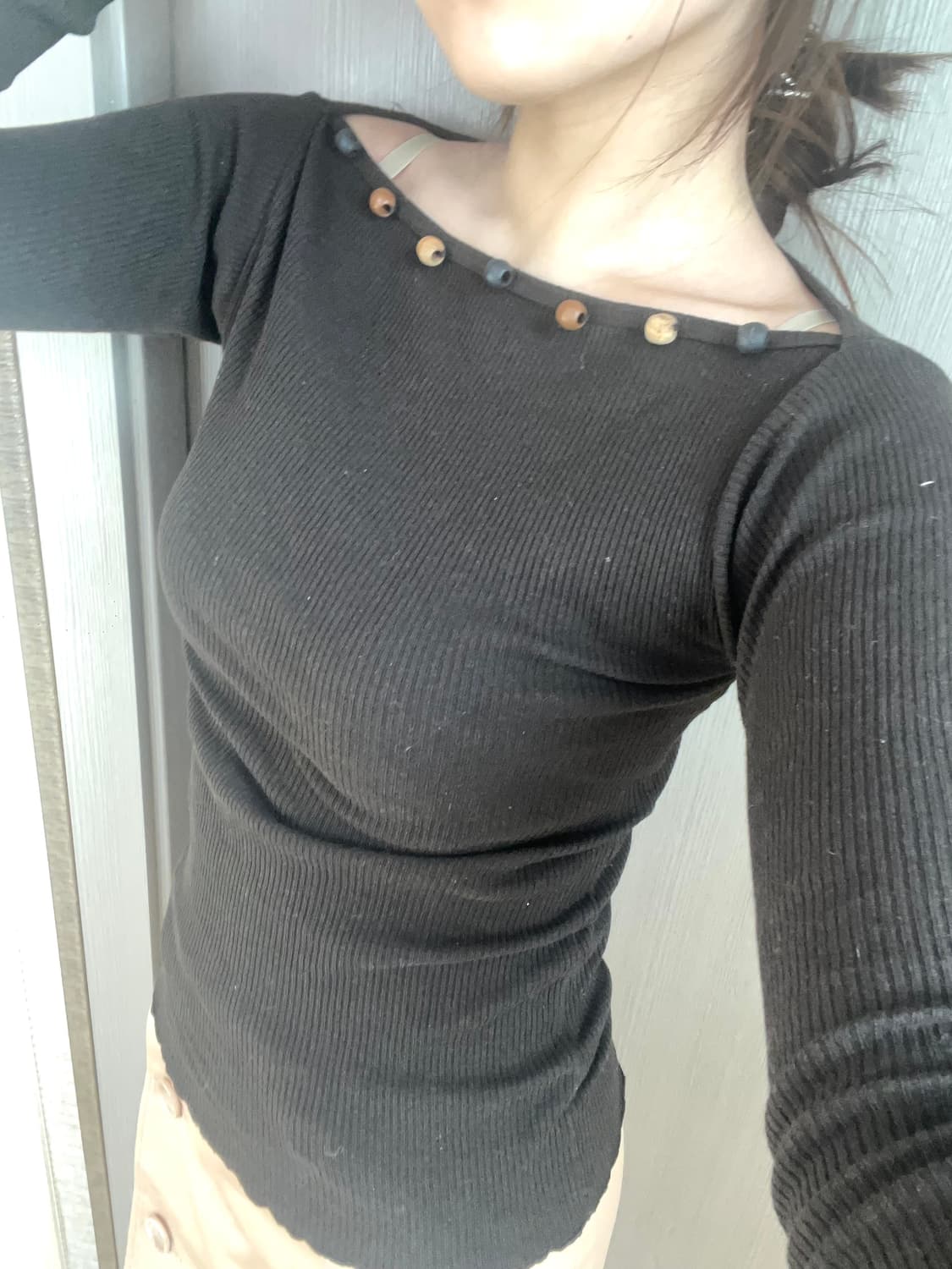 베이스레인지 tav 롱슬리브 브라운 상품이미지1