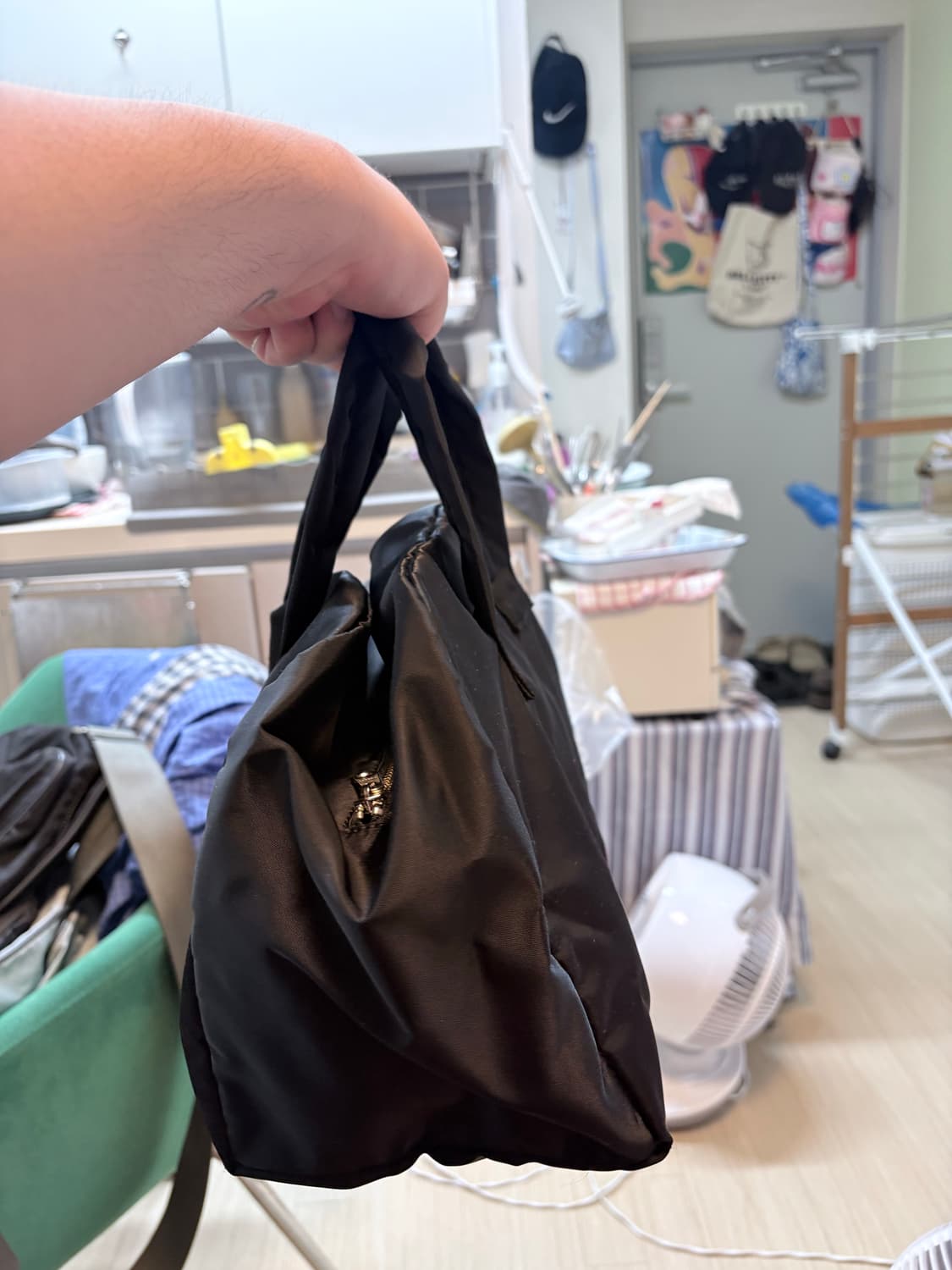 꼼데가르송 나일론 보스턴백 스몰 상품이미지2