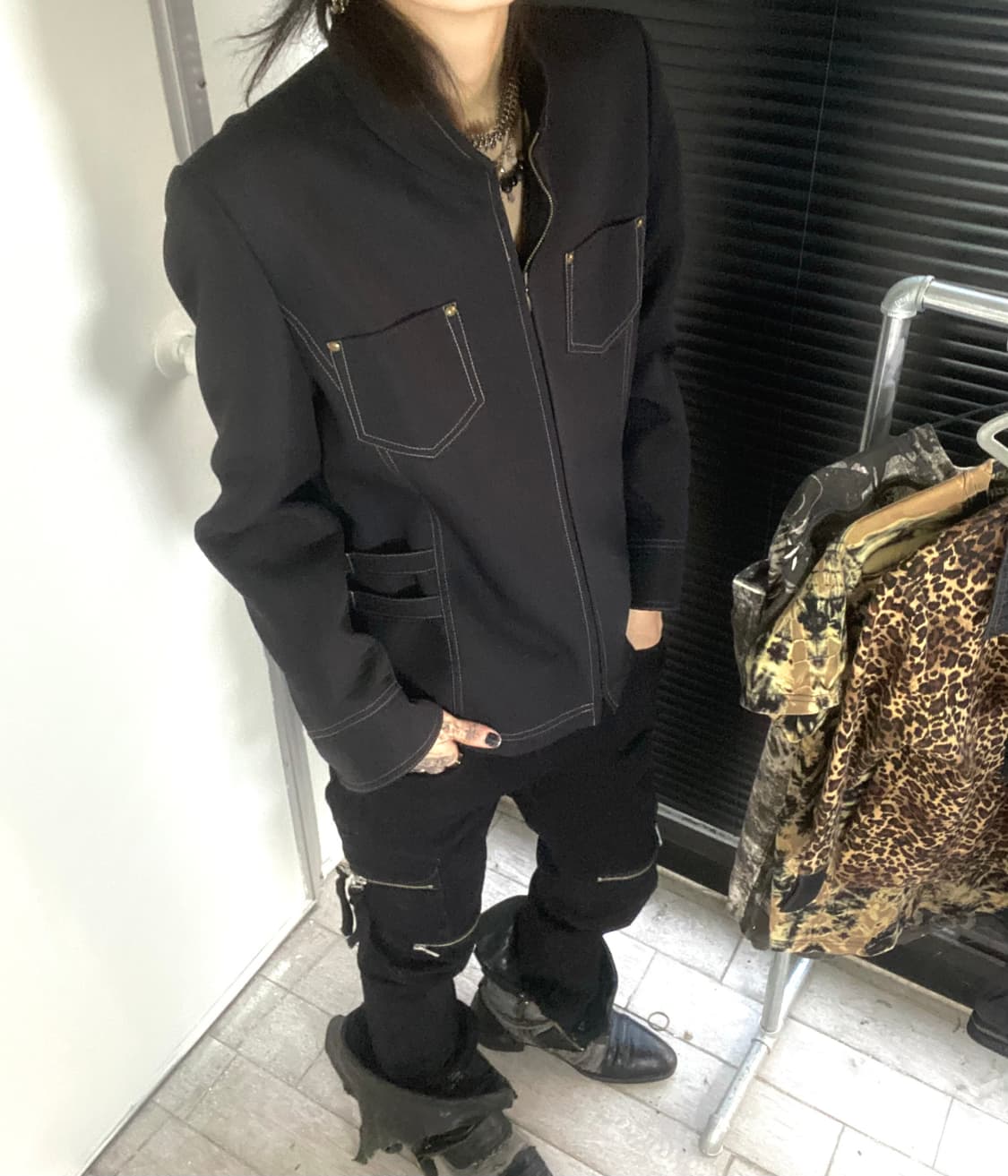 Stitch Point Vintage Jacket 상품이미지2