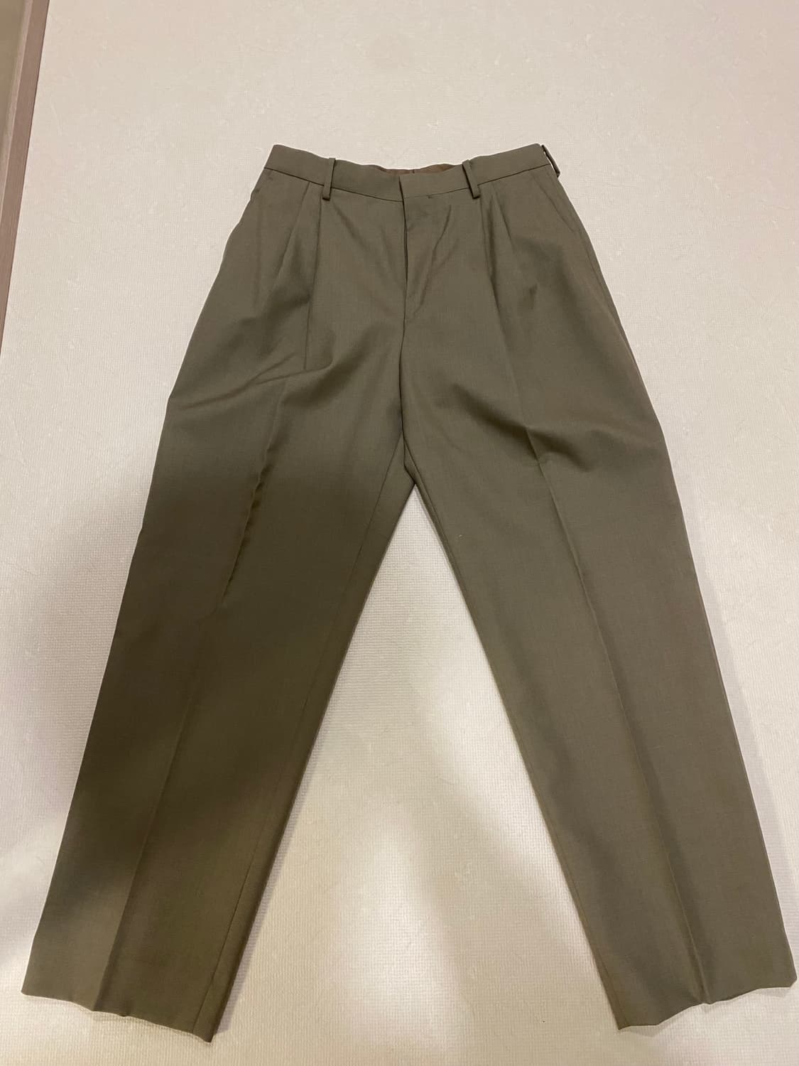 21aw 오라리 블루페이디드 투턱 슬랙스 4 상품이미지2