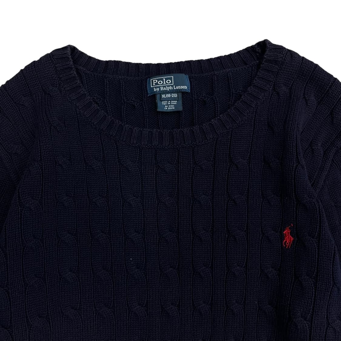 폴로 랄프로렌 레드포니 딥블루 니트 XL 상품이미지4